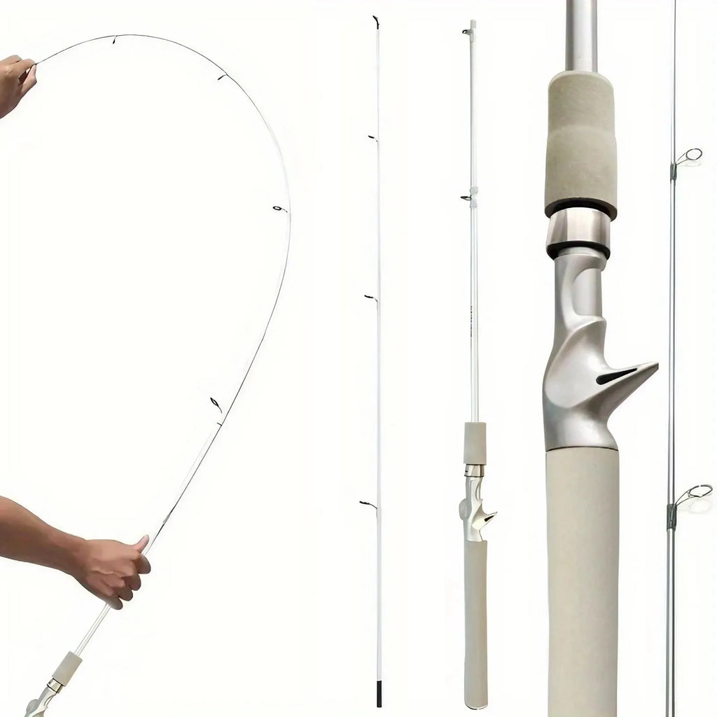 White Fiberglass Fishing Rod 180cm