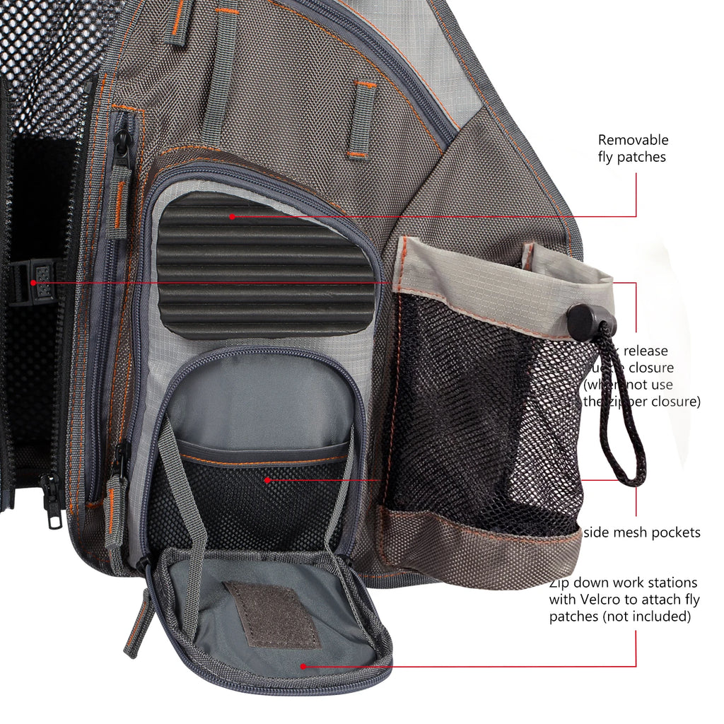 Bassdash Adjustable Fishing Vest
