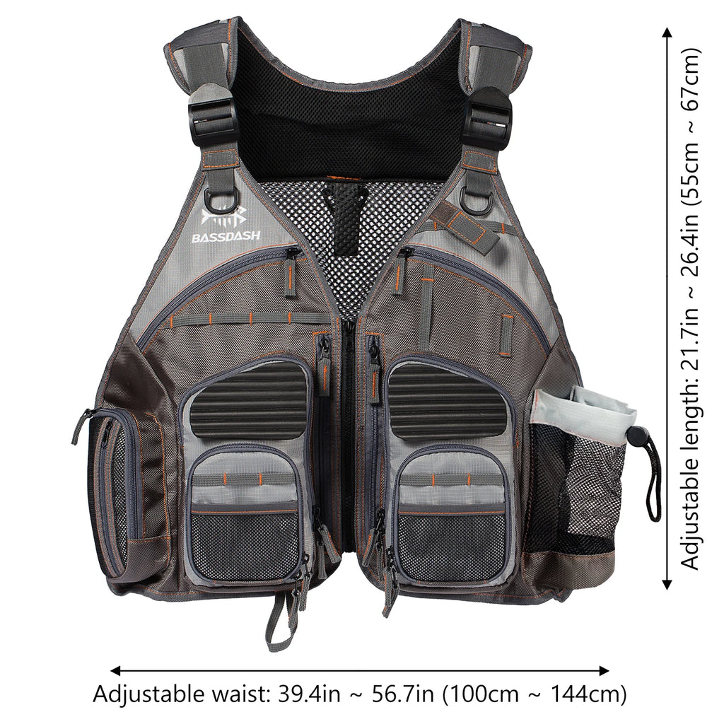 Bassdash Adjustable Fishing Vest