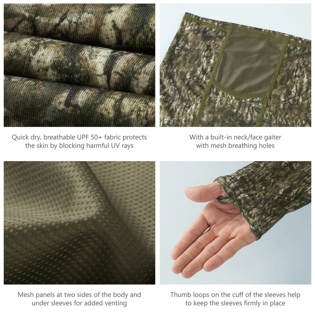 Bassdash Camo Fishing Hoodie