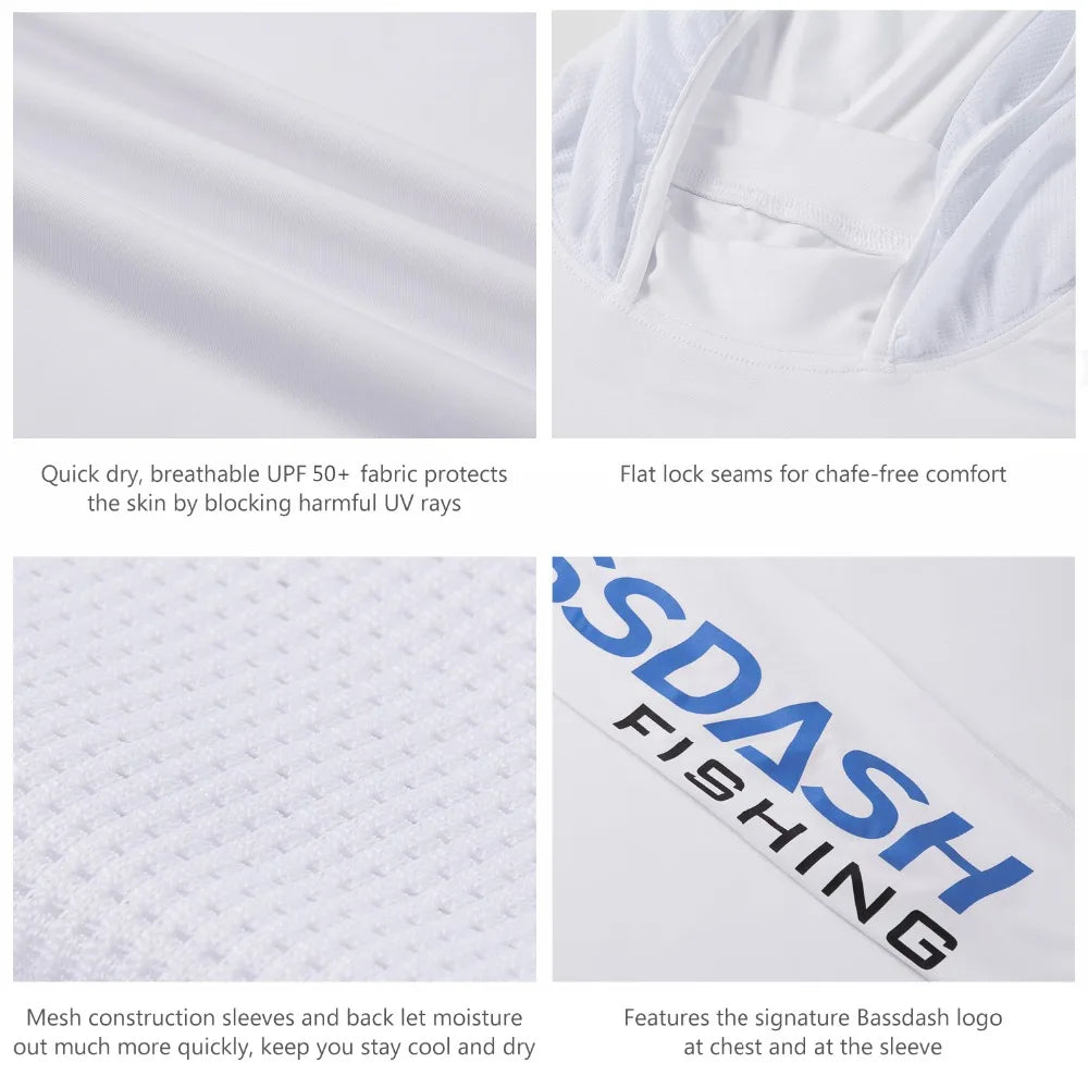 Bassdash UPF+ Hooded Fishing Shirt
