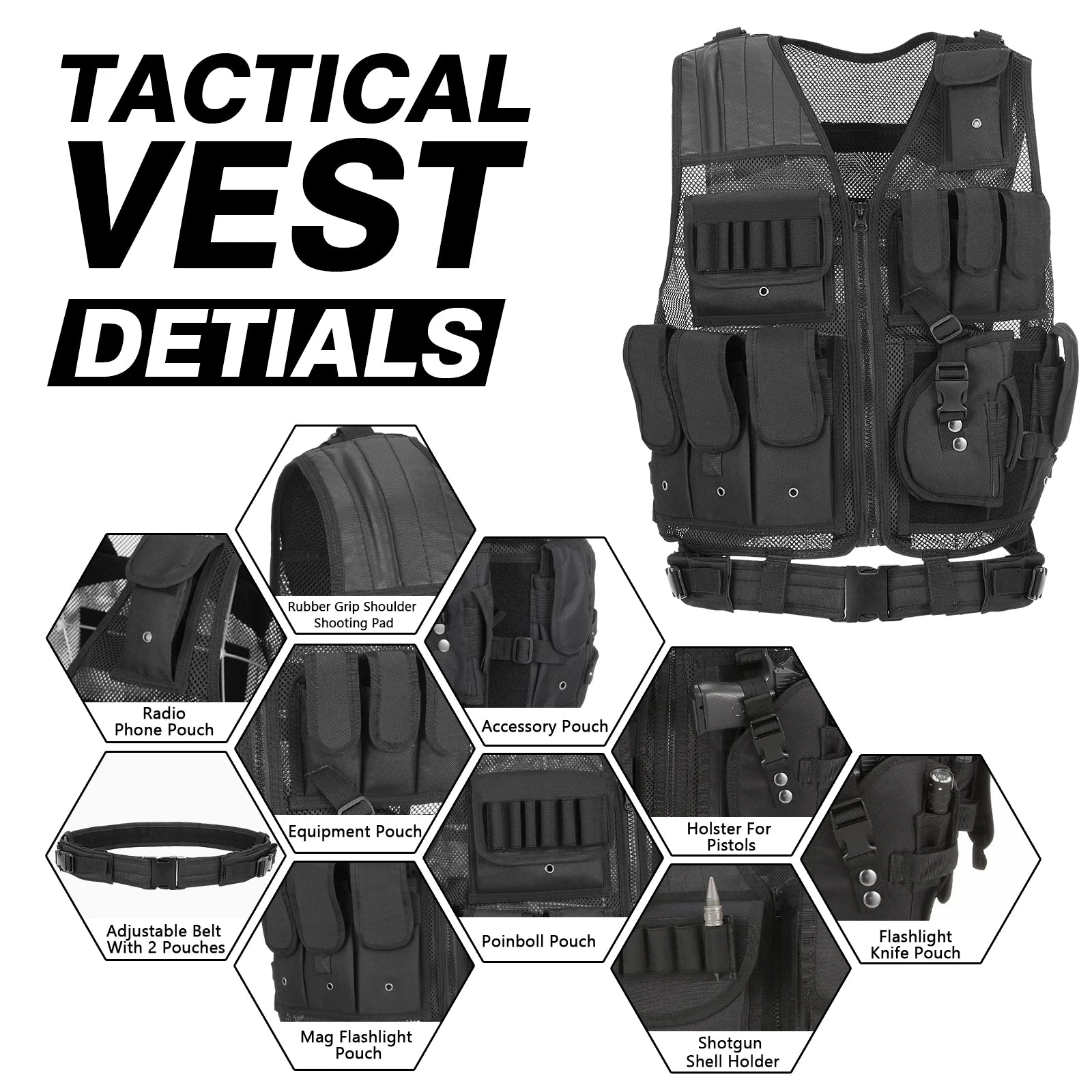 Tactical Outdoor Fishing Vest
