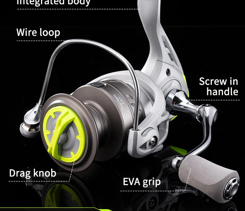 W2 Spinning Reel – 7+1 Bearings