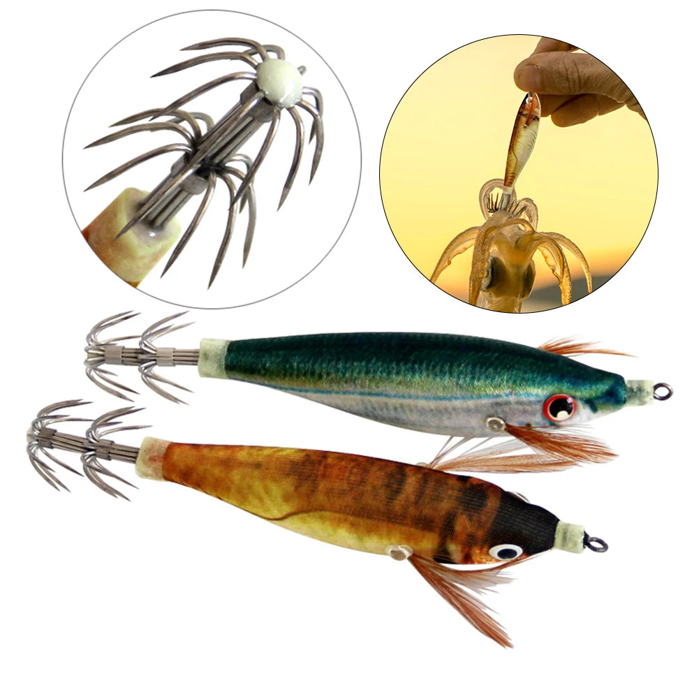 Luminous Jig Hook Set – 5–50PCS
