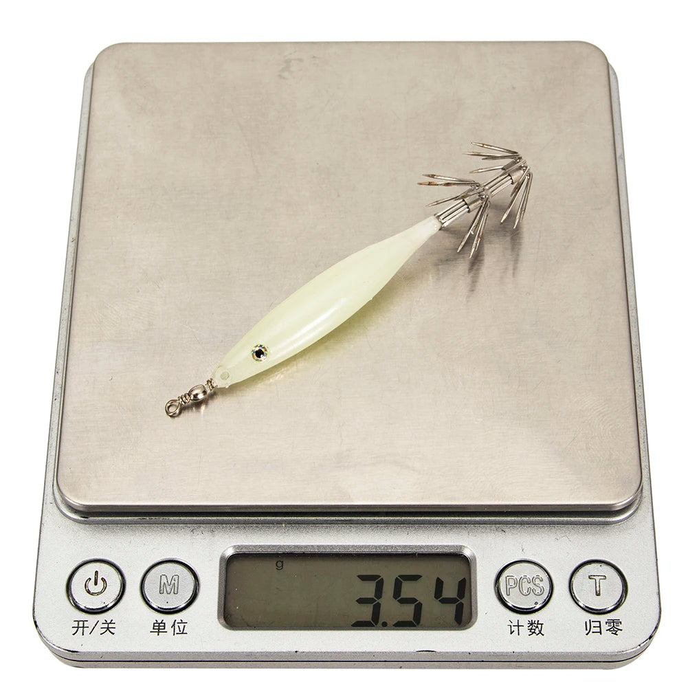 Luminous Squid Lamp Hook Lure Set – 5PCS