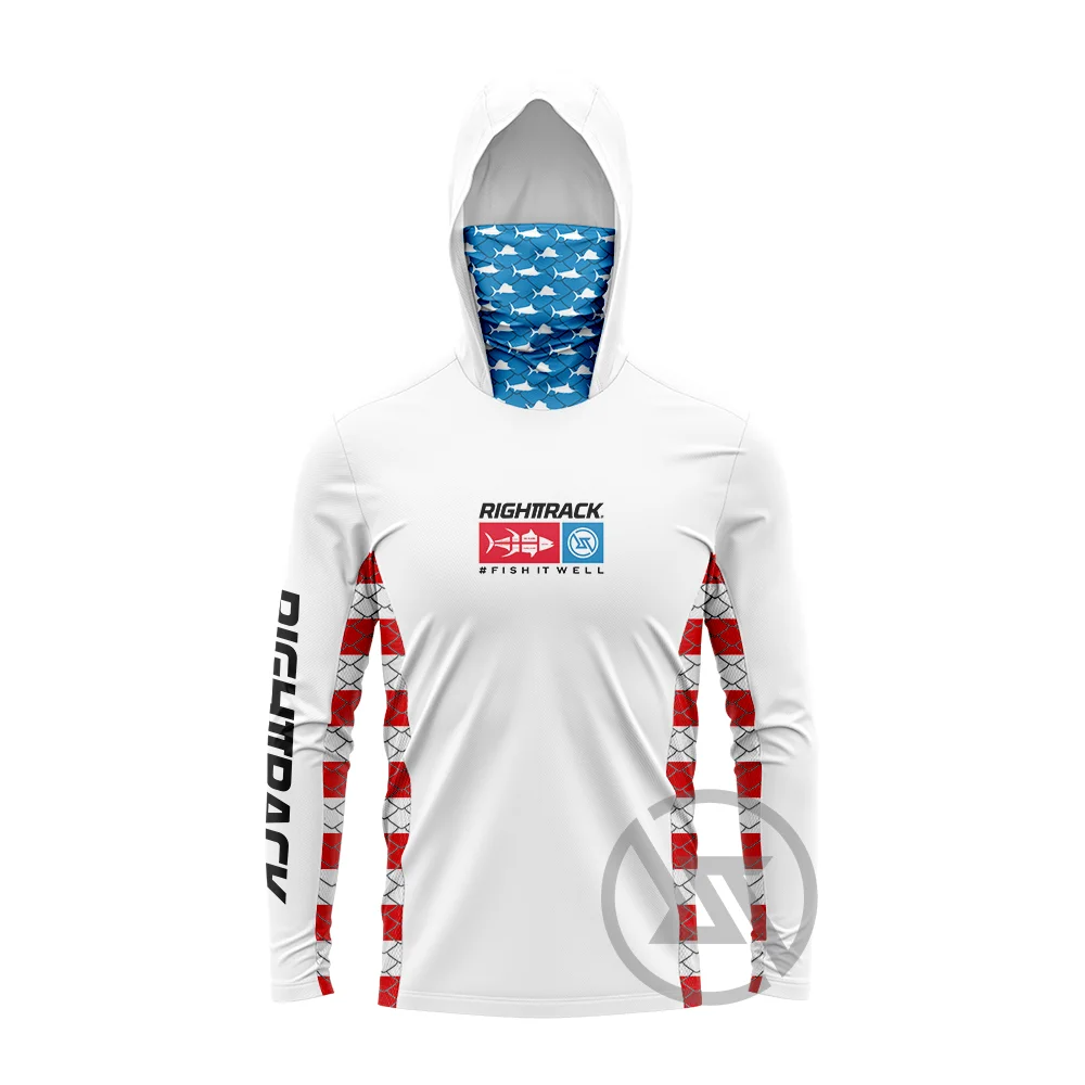 RT Mask Fishing Hoodie UPF 50+