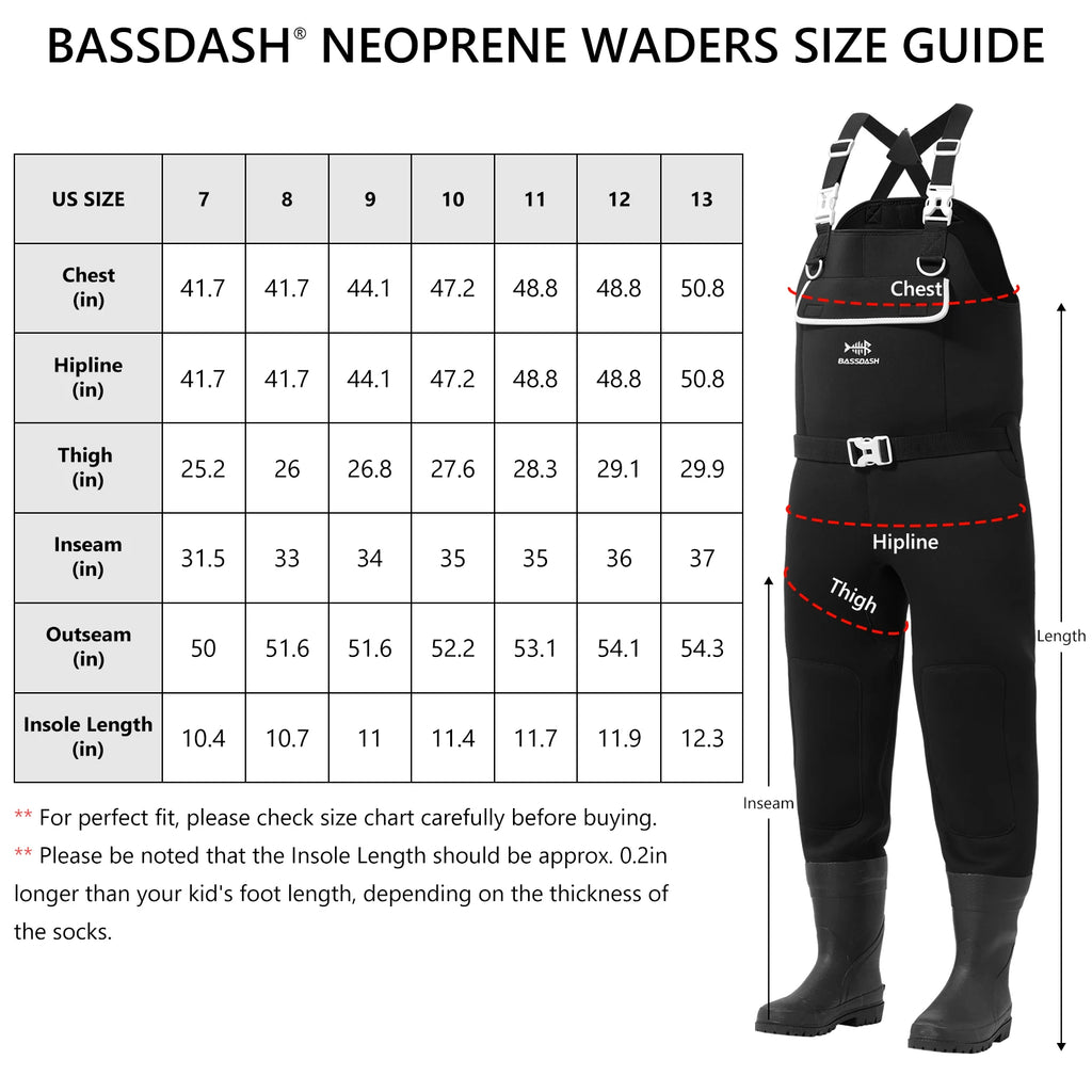 Bassdash Chest Waders