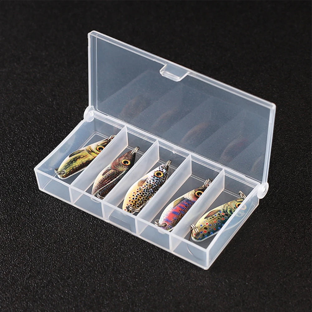 Spinning Spoon Lure Set – 5pcs