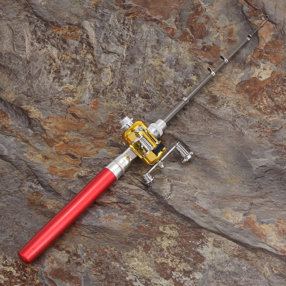 Mini Telescopic Fishing Rod & Reel Combo