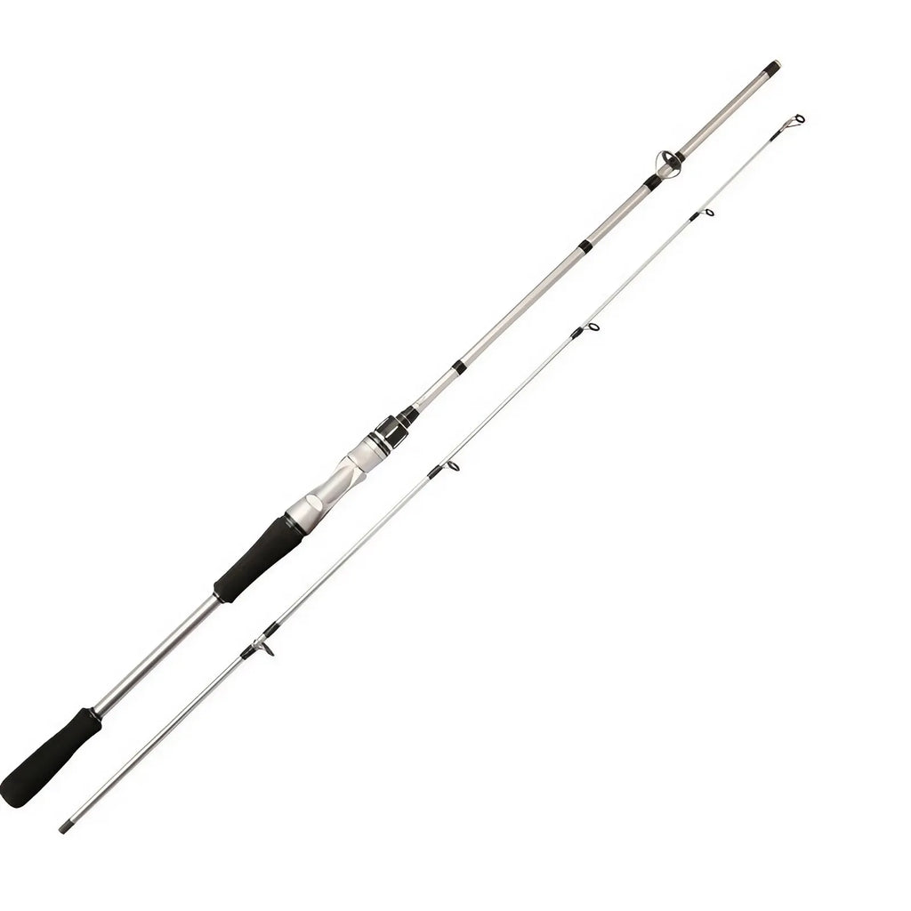 Silvery Carbon Lure Rod 180cm