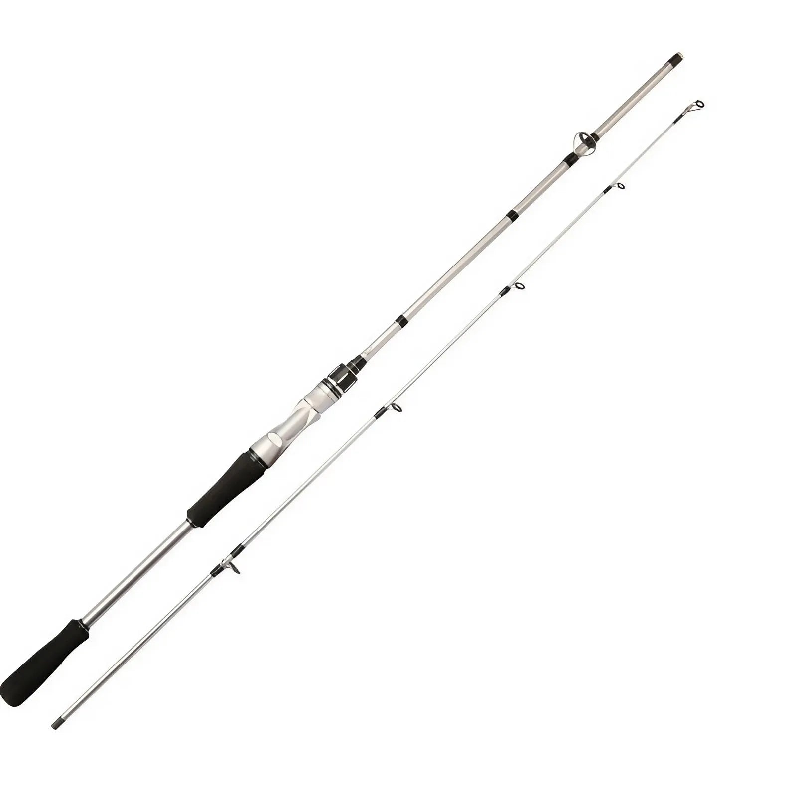 Silvery Carbon Lure Rod 180cm