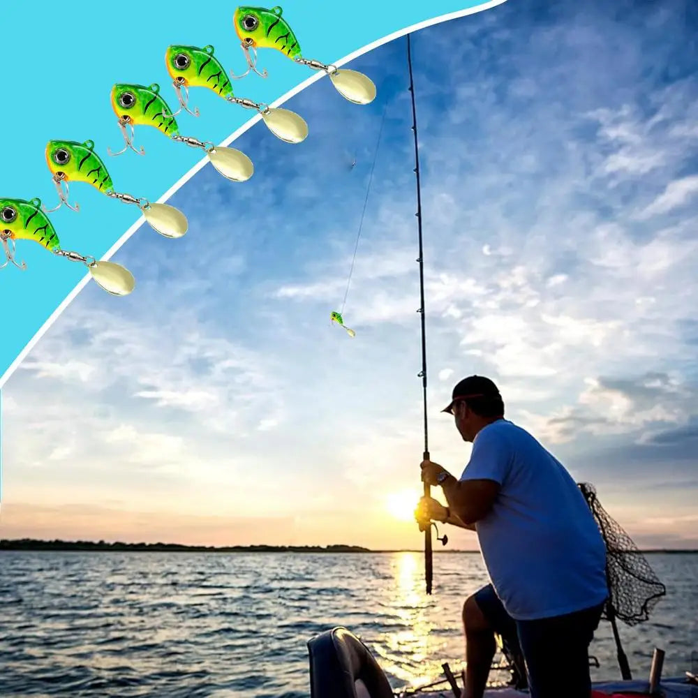 VIB Tail Spinner Bait Set – 5PCS