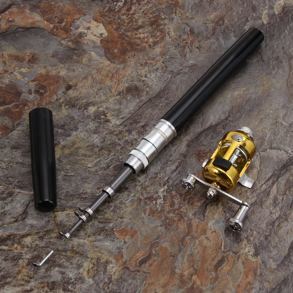 Mini Telescopic Fishing Rod & Reel Combo