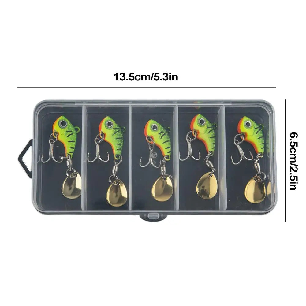 VIB Tail Spinner Bait Set – 5PCS