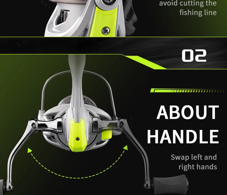 W2 Spinning Reel – 7+1 Bearings