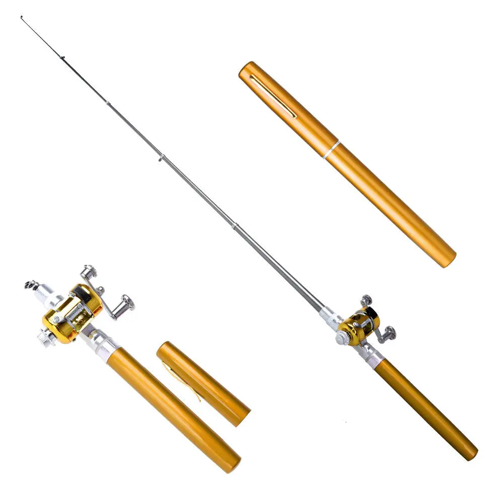 Mini Telescopic Fishing Rod & Reel Combo