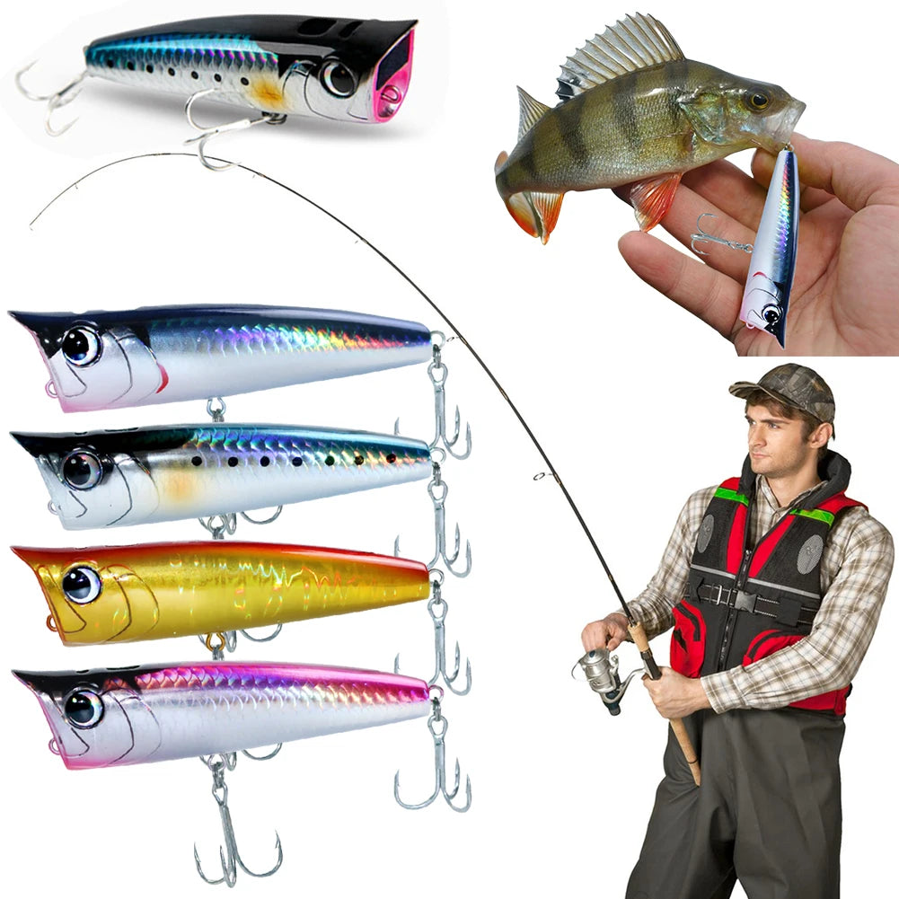 3D Eyes Popper Fishing Lure