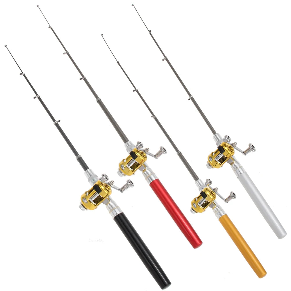 Mini Telescopic Fishing Rod & Reel Combo