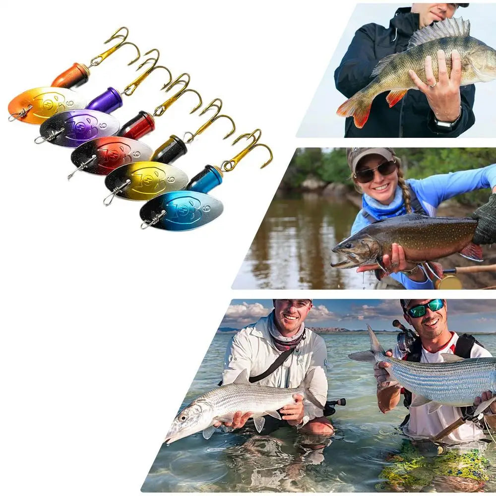 Spinner Baits Kit – 360° Rotation