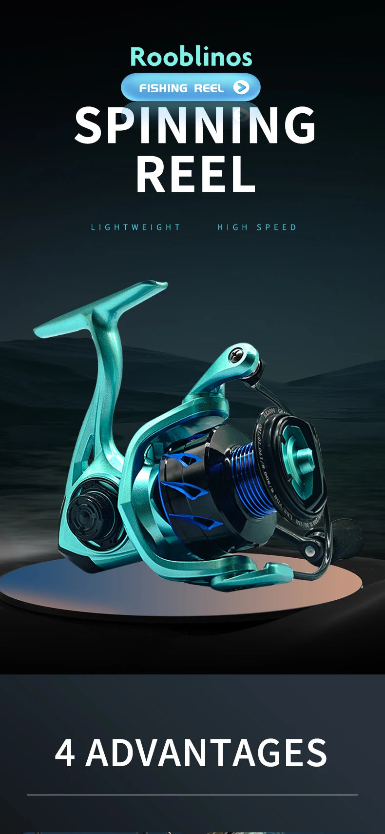 CB Blue Reel 5.2:1