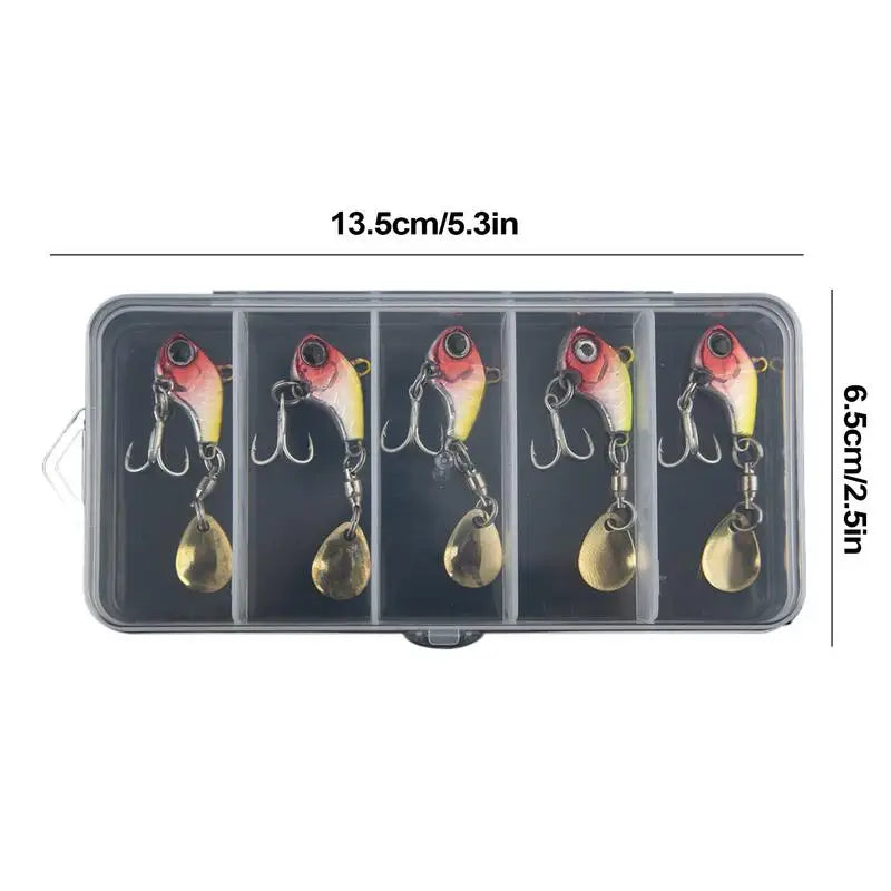 VIB Tail Spinner Bait Set – 5PCS