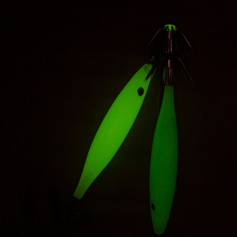 Luminous Squid Lamp Hook Lure Set – 5PCS
