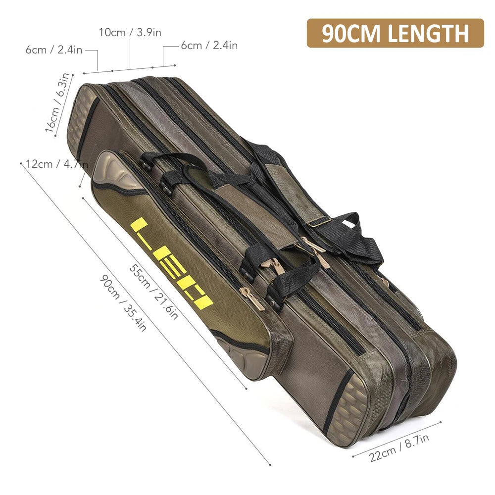 3-Layer Fishing Rod Bag