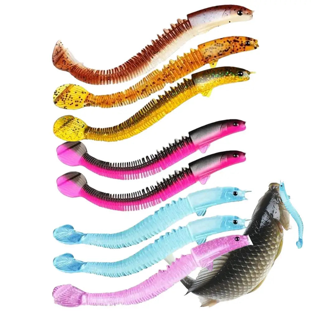 8PCS Soft Bait Lure Set