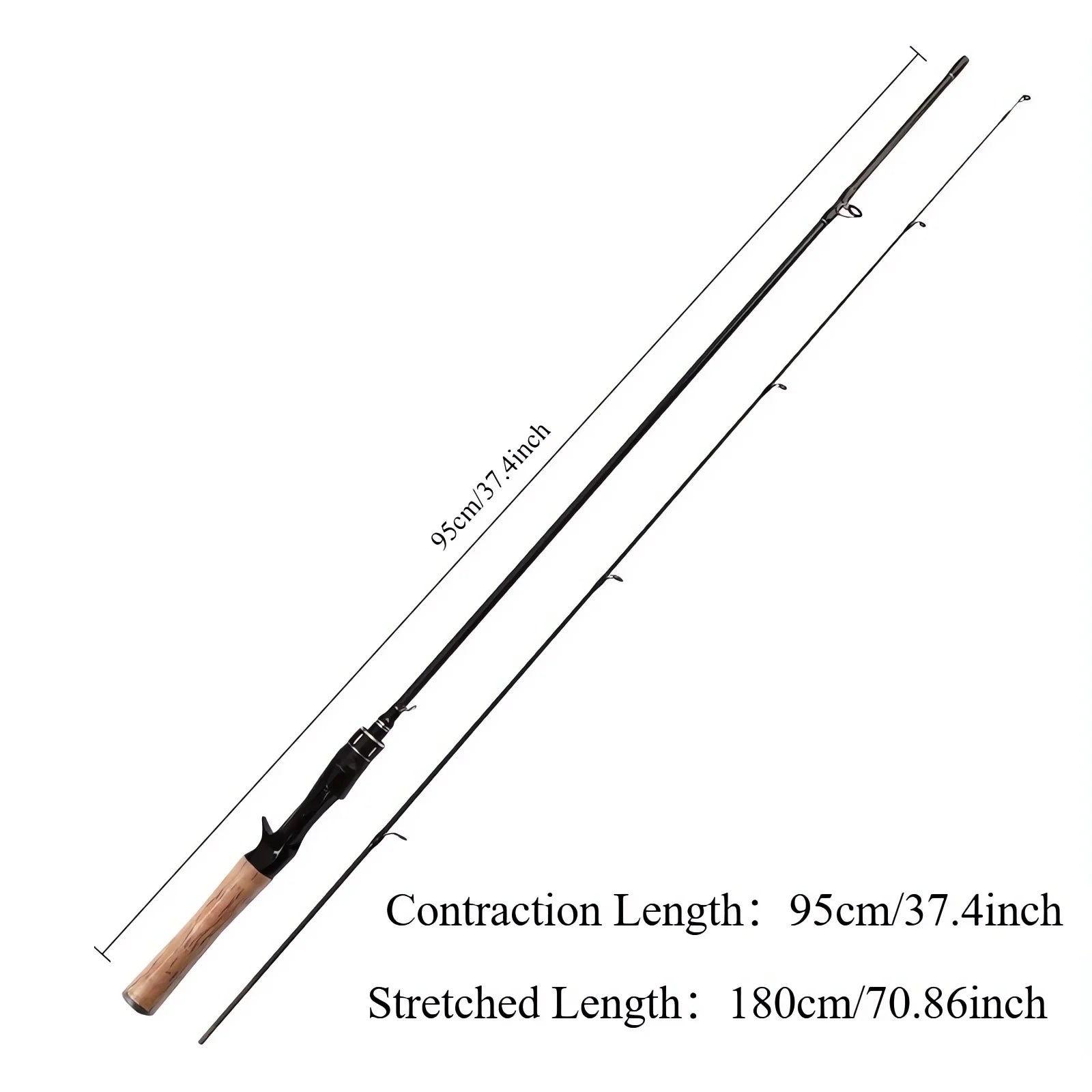 Lightweight Bass Rod 180cm