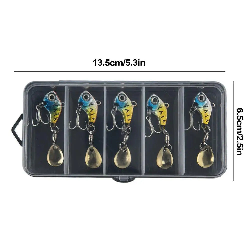 VIB Tail Spinner Bait Set – 5PCS