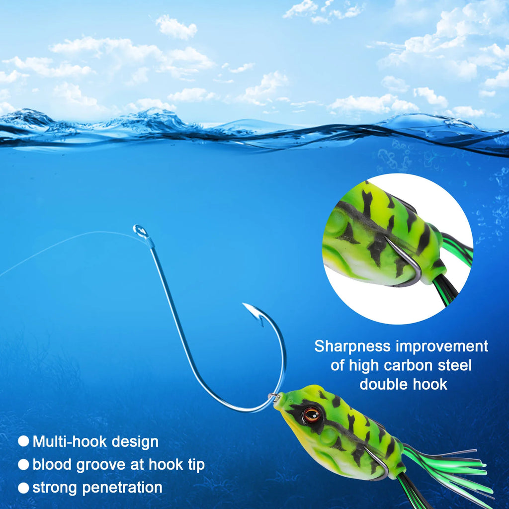 Frog Topwater Bass Fishing Lure