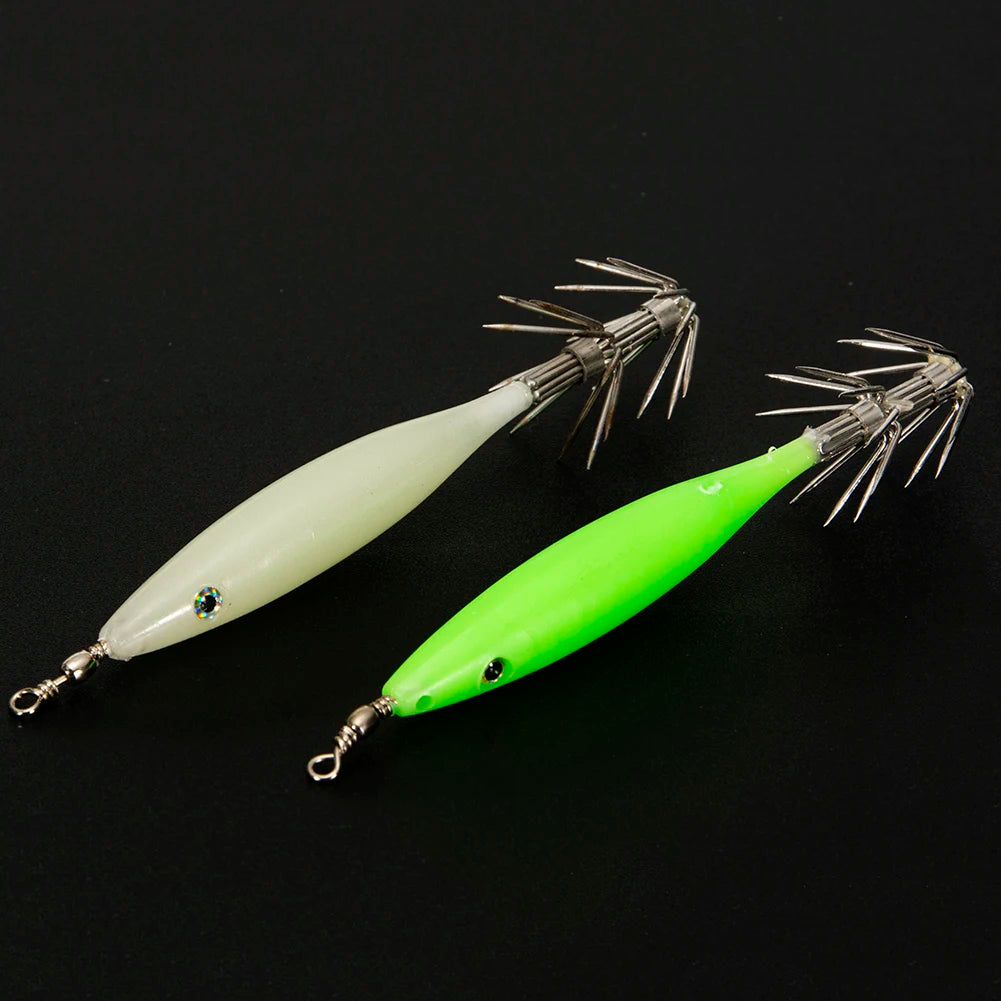 Luminous Squid Lamp Hook Lure Set – 5PCS