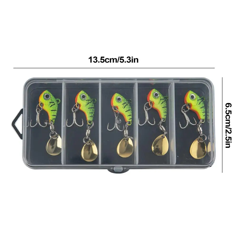 VIB Tail Spinner Bait Set – 5PCS