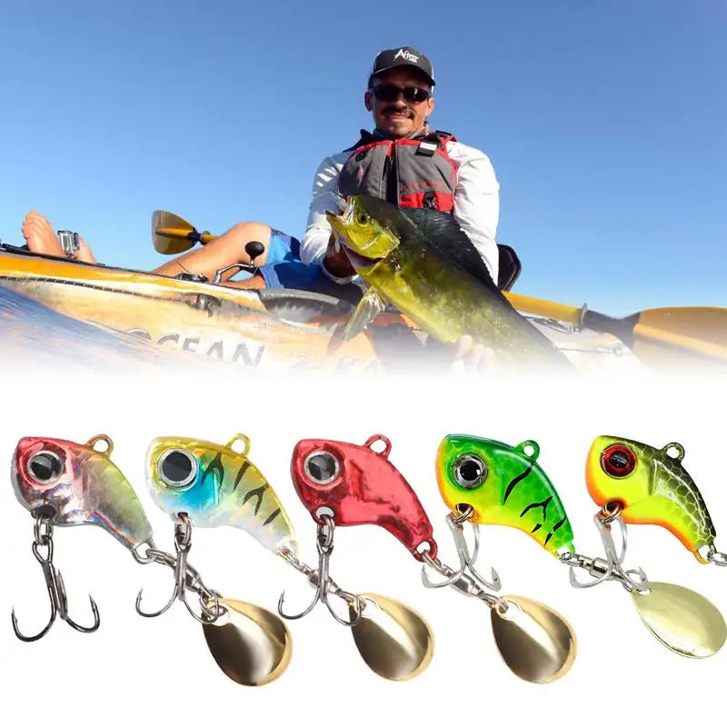 VIB Tail Spinner Bait Set – 5PCS