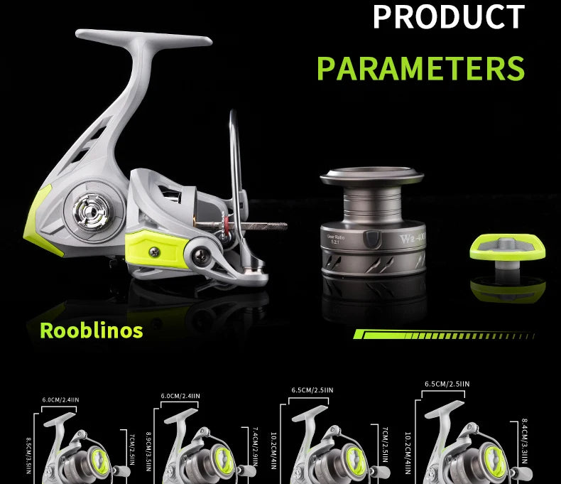 W2 Spinning Reel – 7+1 Bearings