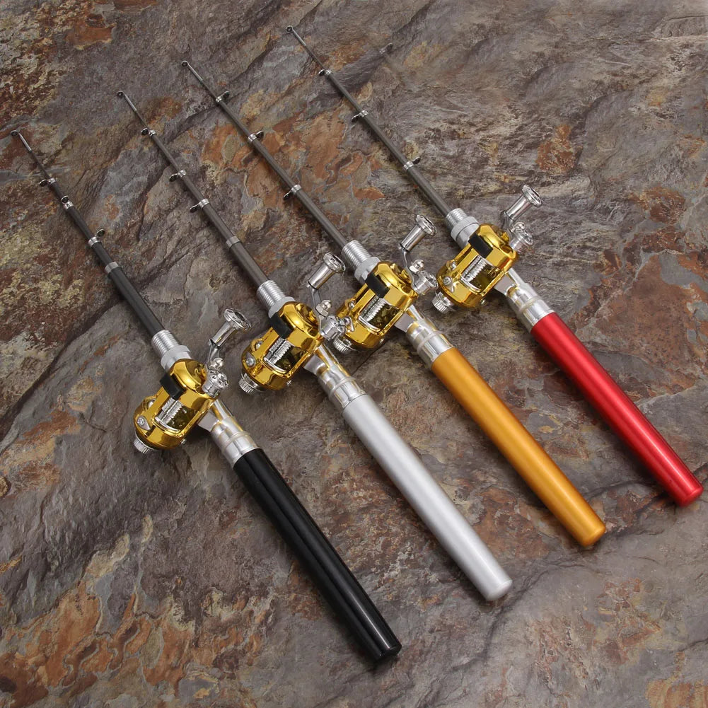 Mini Telescopic Fishing Rod & Reel Combo