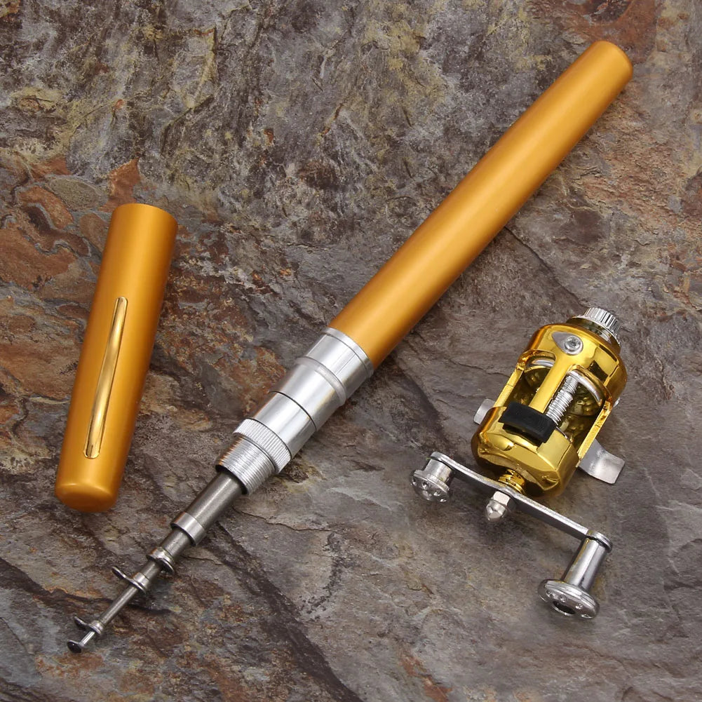 Mini Telescopic Fishing Rod & Reel Combo