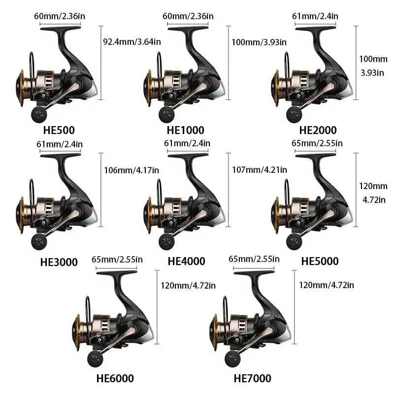 Rotating Fishing Reel 5.2:1