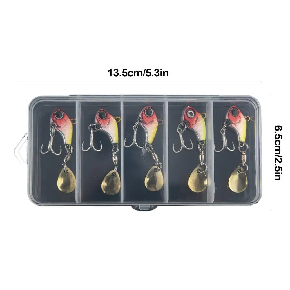 VIB Tail Spinner Bait Set – 5PCS