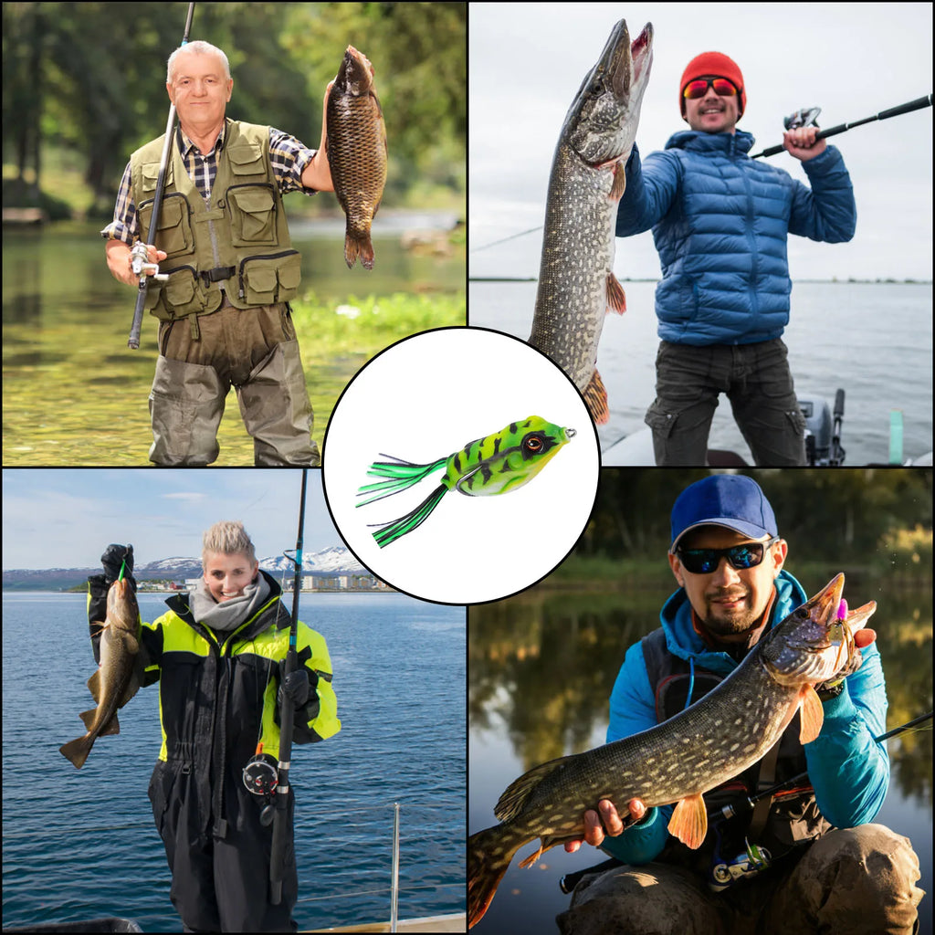 Frog Topwater Bass Fishing Lure