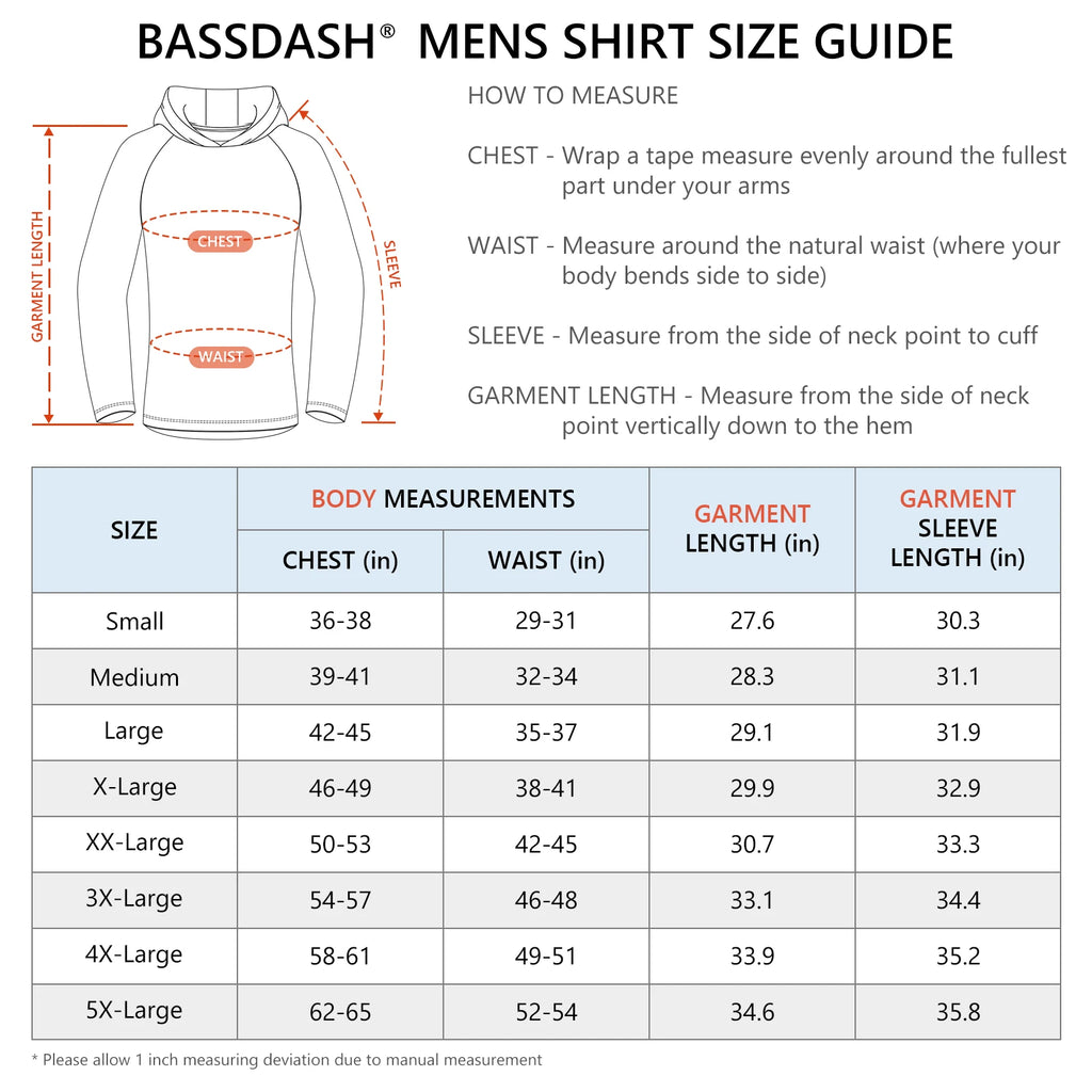 Bassdash UPF 50+ Camo Hoodie