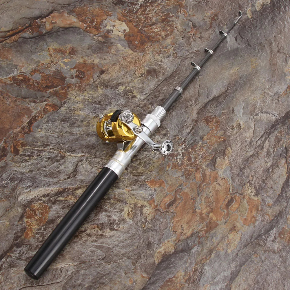 Mini Telescopic Fishing Rod & Reel Combo