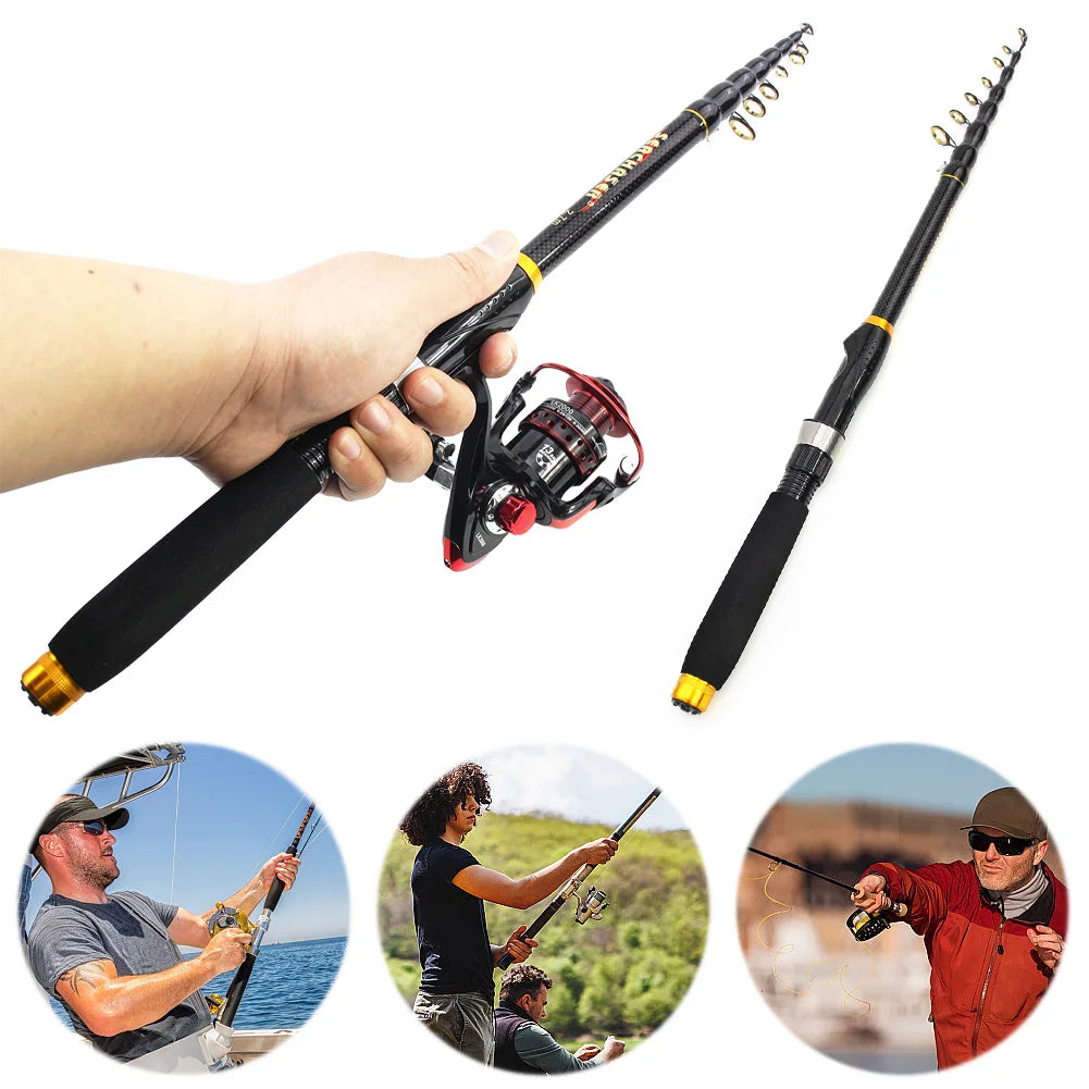 Carbon Fiber Telescopic Fishing Pole