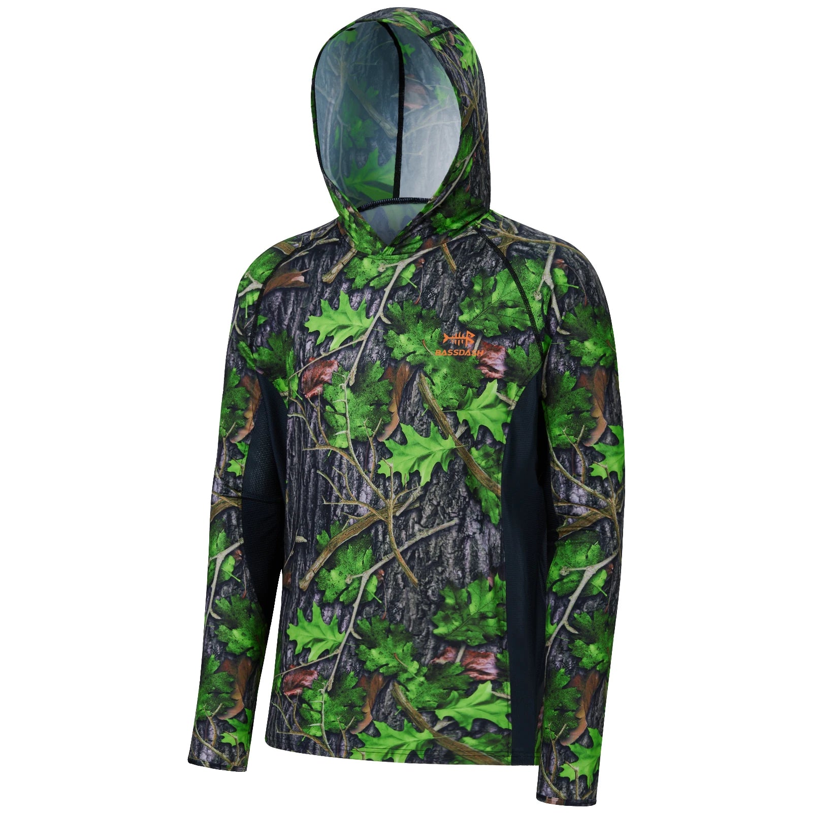 Bassdash UPF 50+ Camo Hoodie