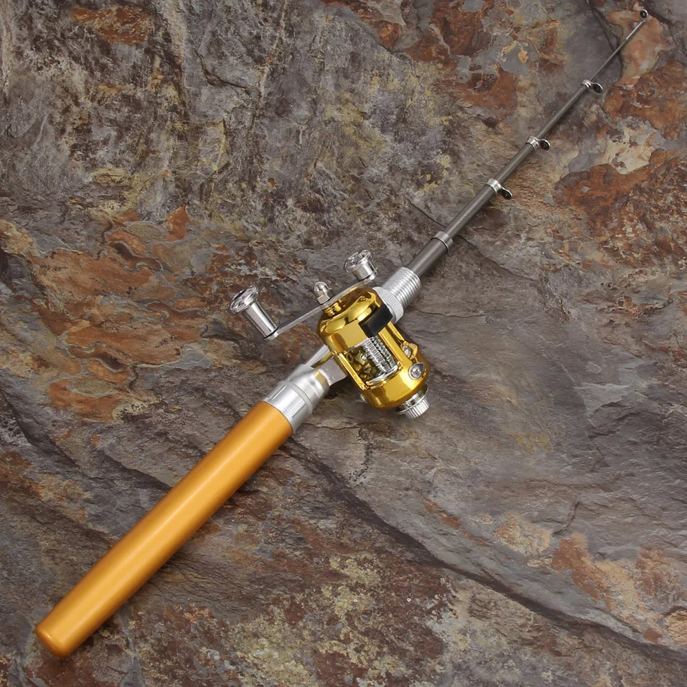 Mini Telescopic Fishing Rod & Reel Combo